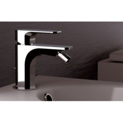 TIARA monocomando bidet con scarico finitura cromo