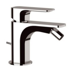 TIARA monocomando bidet con scarico finitura cromo