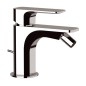 TIARA monocomando bidet con scarico finitura cromo