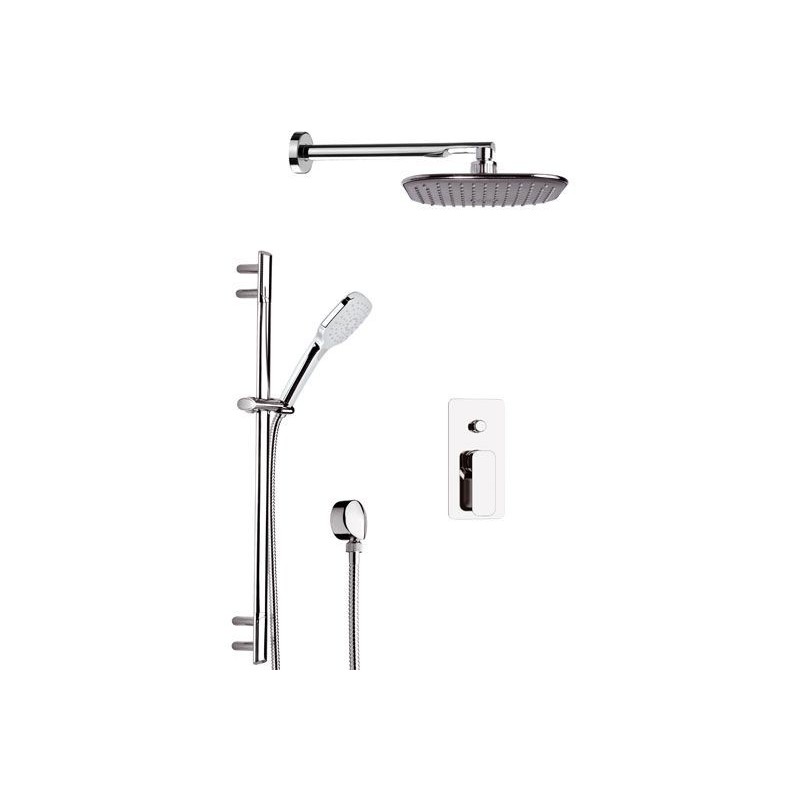 TIARA set doccia completo finitura cromo