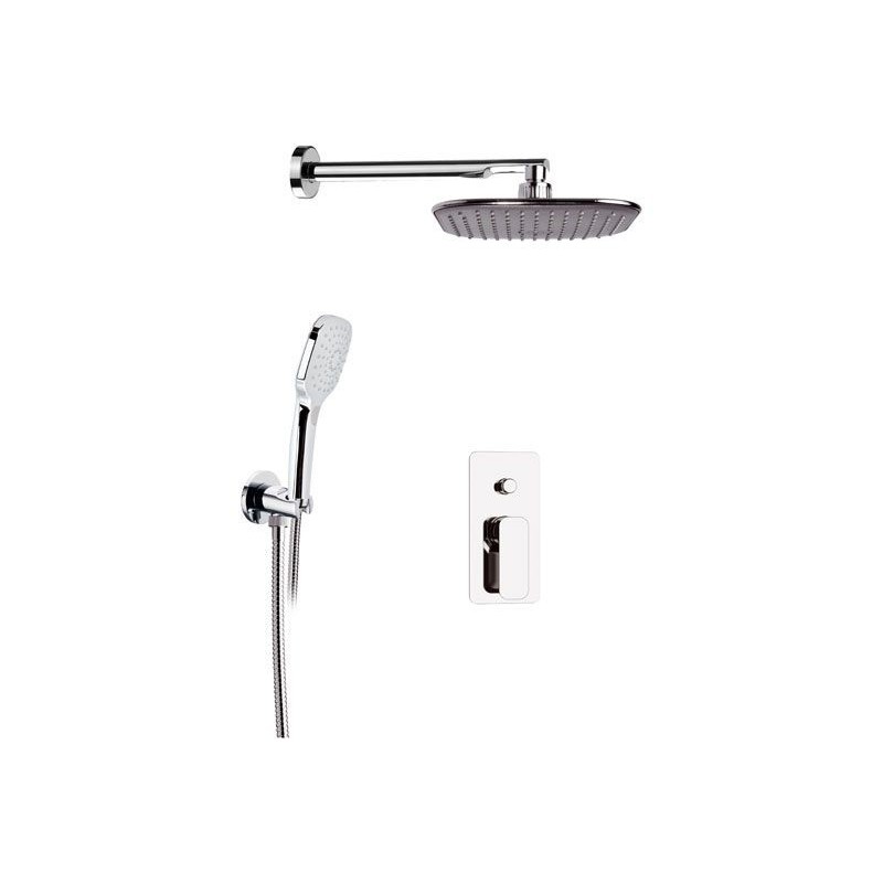 TIARA monocomando doccia incasso set completo finitura cromo