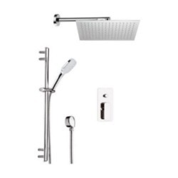 TIARA set doccia completo finitura cromo