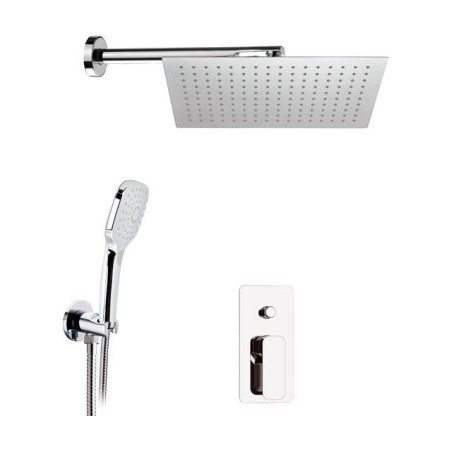 TIARA monocomando doccia incasso set completo finitura cromo