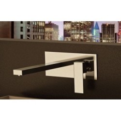 SKYLINE monocomando lavabo da incasso finitura cromo