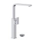 SKYLINE monocomando lavabo alto XL con canna a U finitura cromo