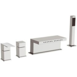 SKYLINE miscelatore monocomando bordo vasca finitura cromo