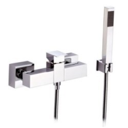 SKYLINE miscelatore doccia esterno con kit doccia finitura cromo