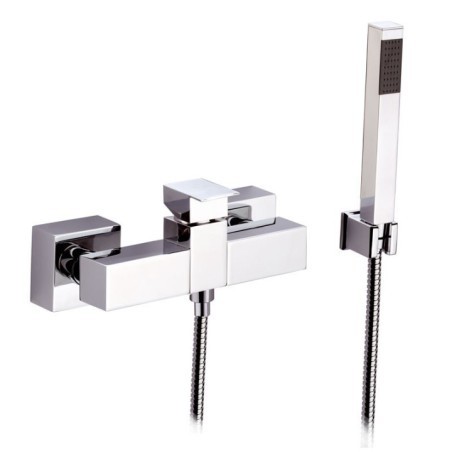 SKYLINE miscelatore doccia esterno con kit doccia finitura cromo