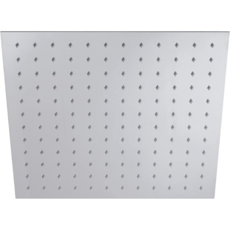 SQUARE FLAT Soffione rettangolare in acciaio 20x30 cm