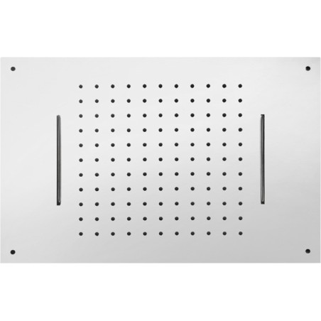 RAIN Soffione rettangolare in acciaio inox 36x49 finitura super mirror