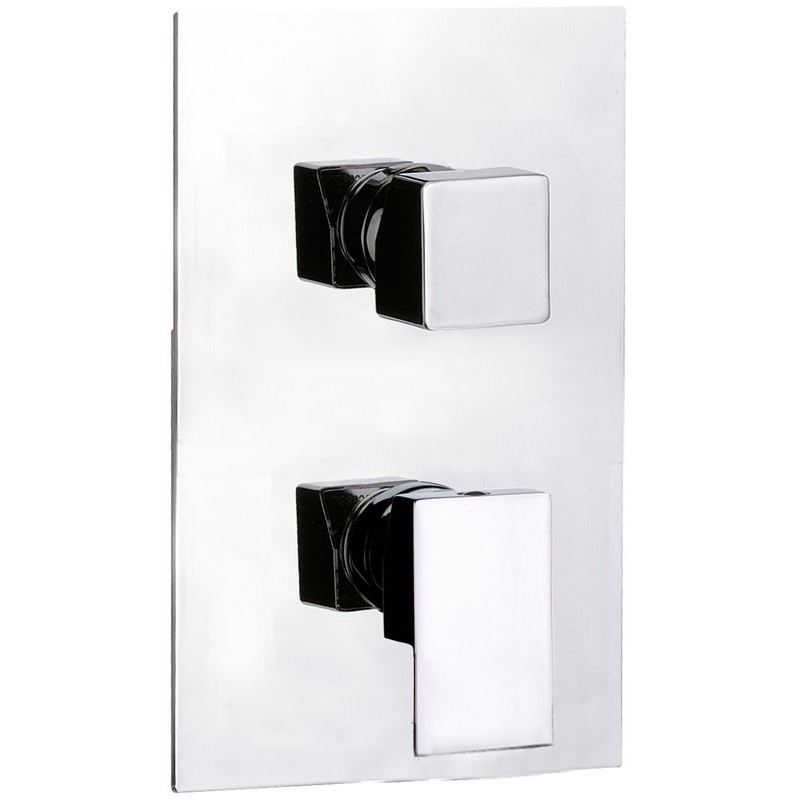 SKYLINE miscelatore doccia incasso con deviatore a 3 uscite e 7 posizioni finitura cromo