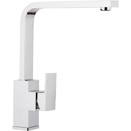 SKYLINE monocomando lavello con bocca a U finitura cromo