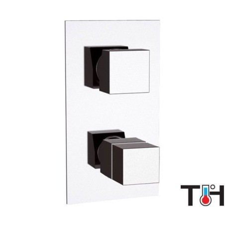 SKYLINE THERMO miscelatore termostatico doccia incasso con deviatore a 3 uscite finitura cromo