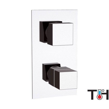 SKYLINE THERMO miscelatore termostatico doccia incasso con deviatore a 4 uscite finitura cromo