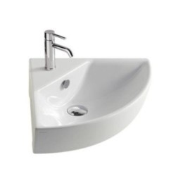 EDEN lavabo angolare cm 45 monoforo.