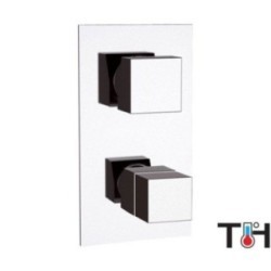 SKYLINE THERMO miscelatore termostatico doccia incasso con deviatore a 5 uscite finitura cromo