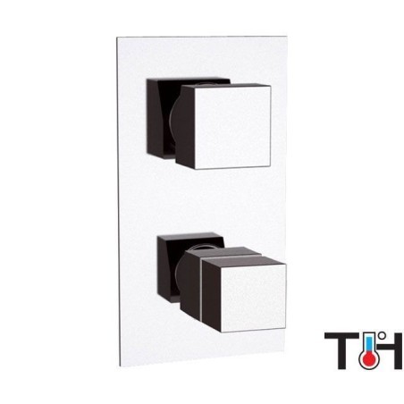 SKYLINE THERMO miscelatore termostatico doccia incasso con deviatore a 5 uscite finitura cromo