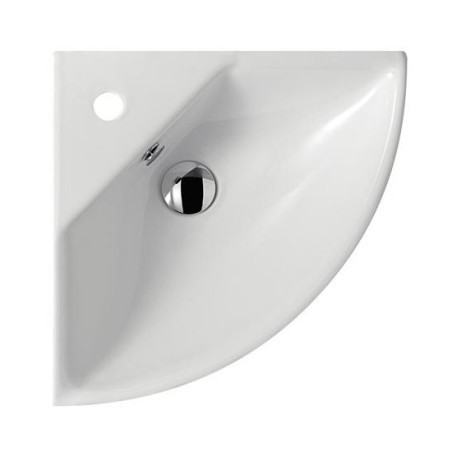 EDEN lavabo angolare cm 45 monoforo.