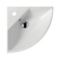 EDEN lavabo angolare cm 45 monoforo.