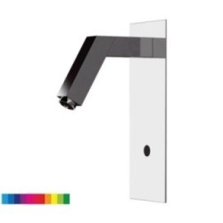 SENSOR rubinetto lavabo ad incasso a sensore e led finitura cromo