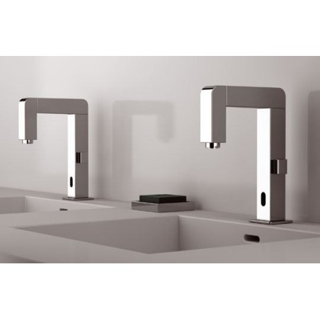 SENSOR miscelatore lavabo elettronico a sensore con led finitura cromo