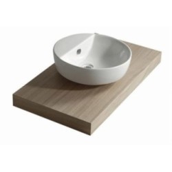 EDEN lavabo tondo cm 48 da appoggio.