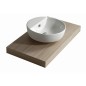 EDEN lavabo tondo cm 48 da appoggio.