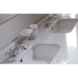 REVIVAL monoforo lavabo con scarico finitura cromo