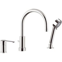 SMART monocomando bordo vasca finitura cromo