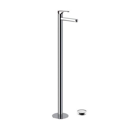 OMEGA miscelatore monocomando da pavimento finitura cromo