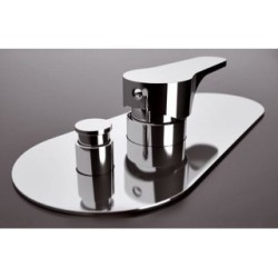 OMEGA miscelatore doccia incasso con deviatore finitura cromo