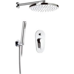 OMEGA set doccia completo finitura cromo