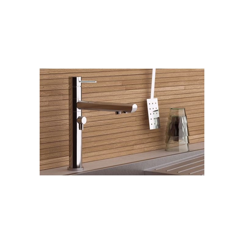 ACQUA DEPURATA miscelatore lavello a 3 vie finitura cromo