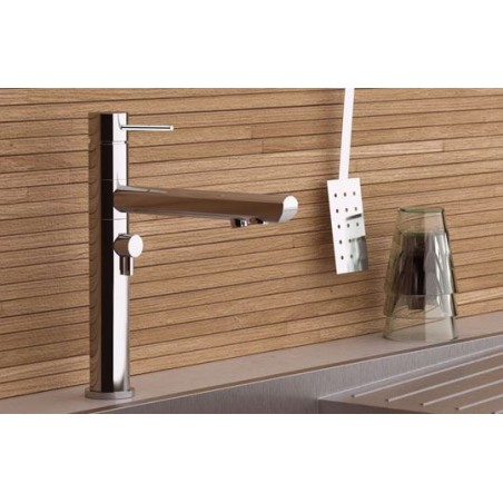 ACQUA DEPURATA miscelatore lavello a 3 vie finitura cromo