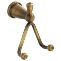 ARMONIA appendiabito doppio finitura bronzo