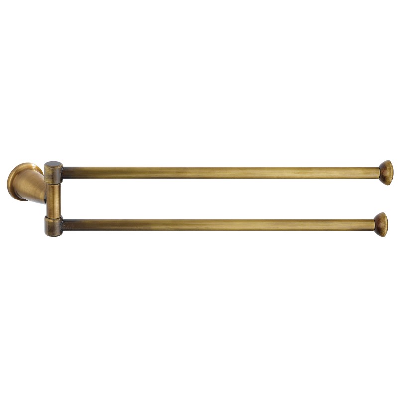 ARMONIA Portasalviette snodato a muro finitura bronzo
