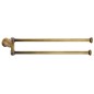 ARMONIA Portasalviette snodato a muro finitura bronzo