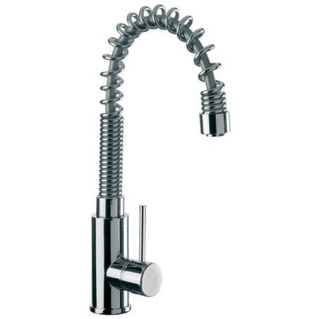 LAVELLI CUCINA miscelatore monocomando cucina a molla finitura cromo