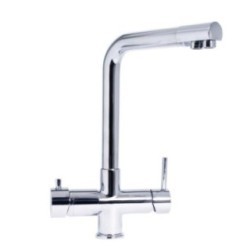 DELUXE miscelatore cucina 5 vie cromo