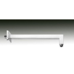 Braccio Soffione Quadrato Parete