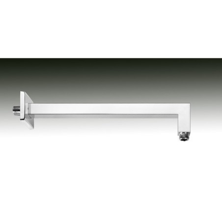 Braccio Soffione Quadrato Parete