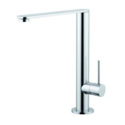 HI-TECH Miscelatore da cucina con canna girevole extra piatta 5 mm