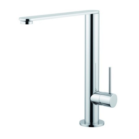 HI-TECH Miscelatore da cucina con canna girevole extra piatta 5 mm