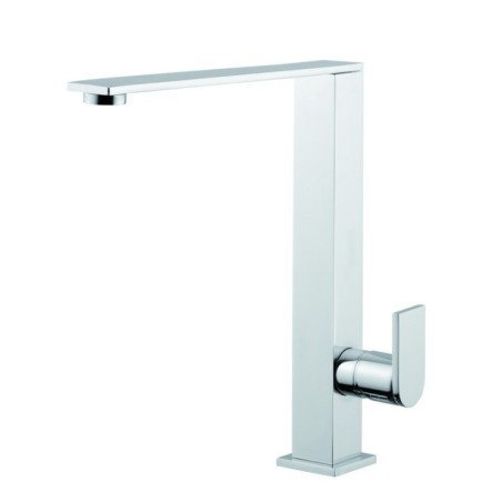 HI-TECH Miscelatore da cucina con canna girevole extra piatta 5 mm