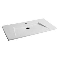 CRYSTAL Lavabo sospeso 100 monoforo o tre fori