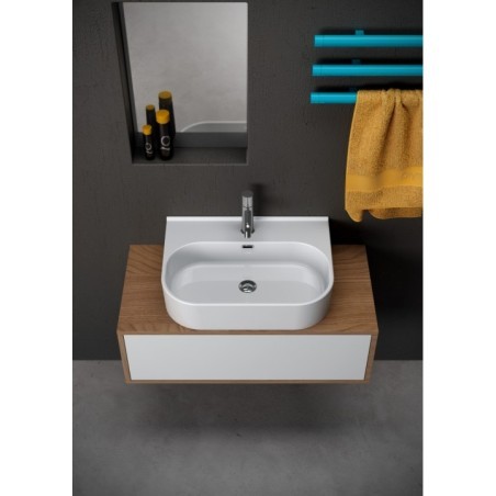 SYNTHESIS Lavabo 60 monoforo sospeso/appoggio/su colonna