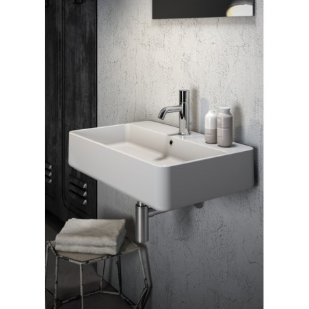 TRATTO Lavabo sospeso monoforo Rettangolare 65