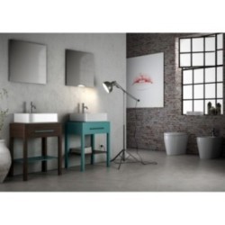 TRATTO Lavabo da appoggio monoforo Rettangolare 65