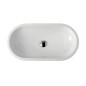 M2 lavabo ciotola cm 70 da appoggio finitura bianco