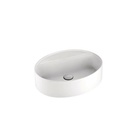 Lavabo ovale 50 da appoggio monoforo OL-LIL42O5101